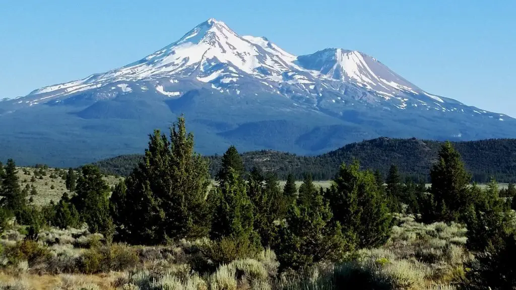 Mount Shasta on a clear day